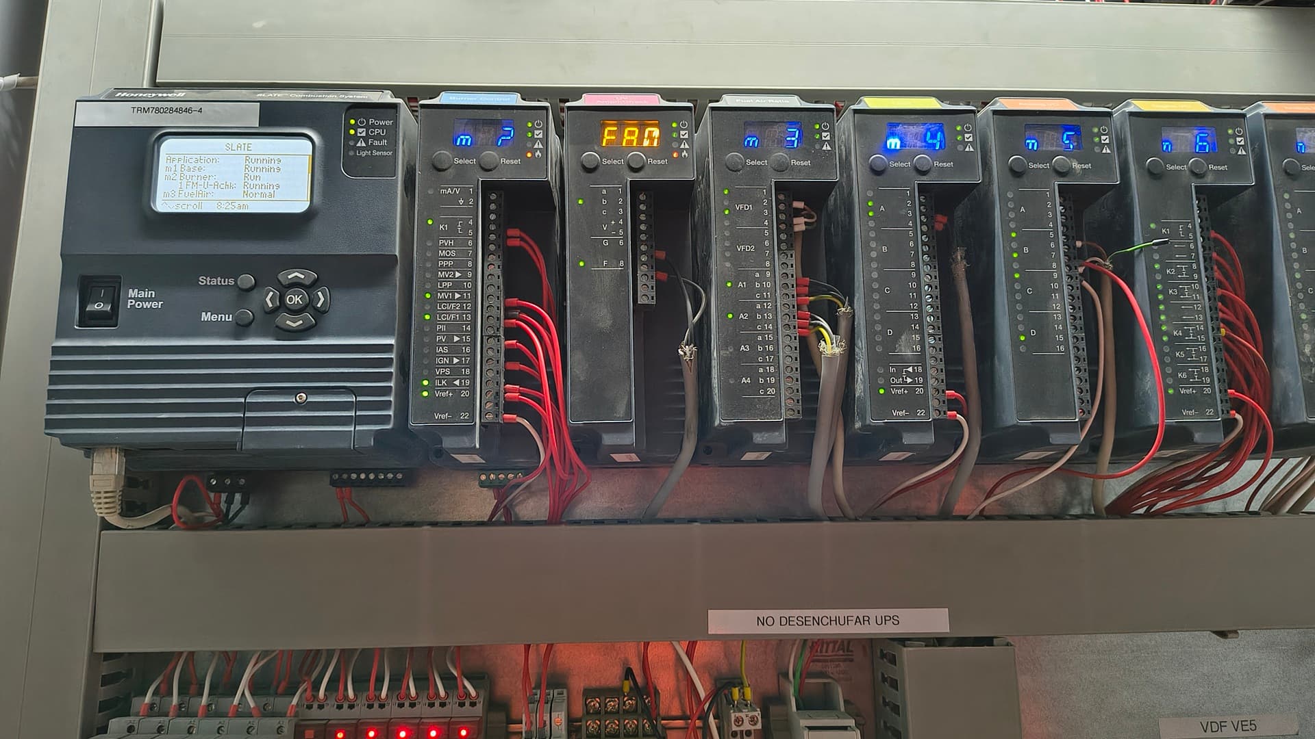 Control de llama